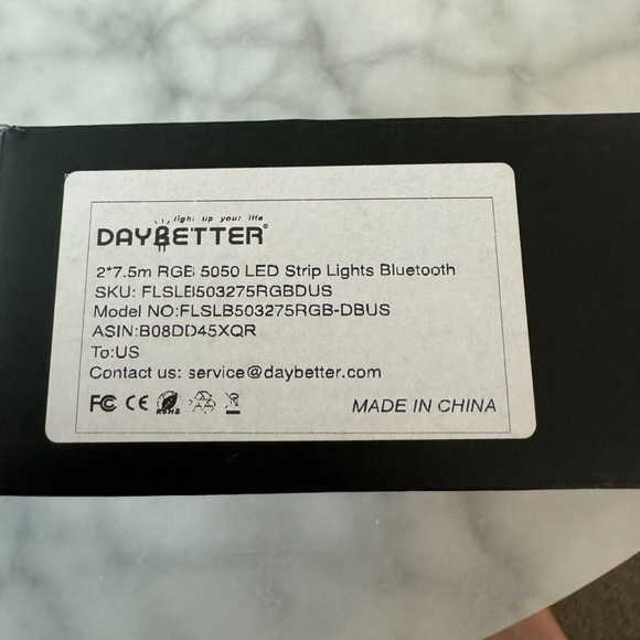 15m Led Light Strip Led Lights for Bedroom, DAYBETTER Smart with App  NWB - Picture 3 of 3